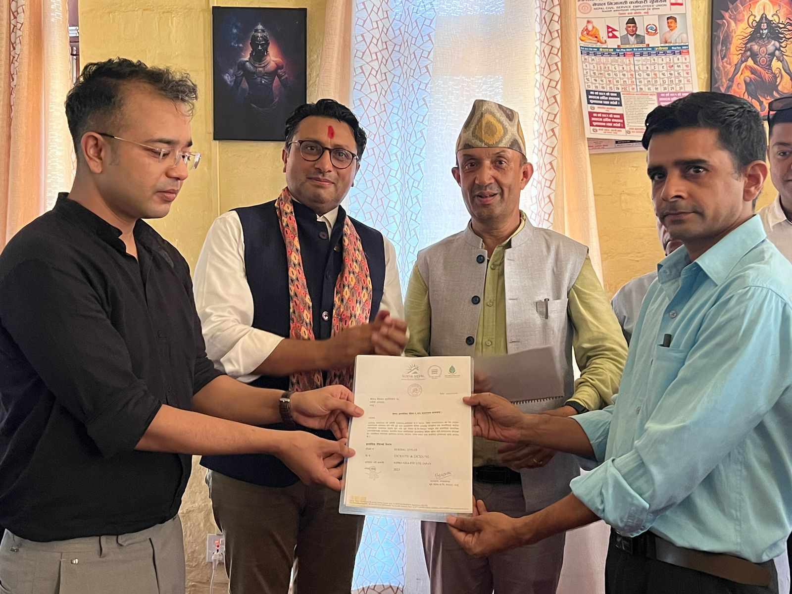 Handover of dialysis machine